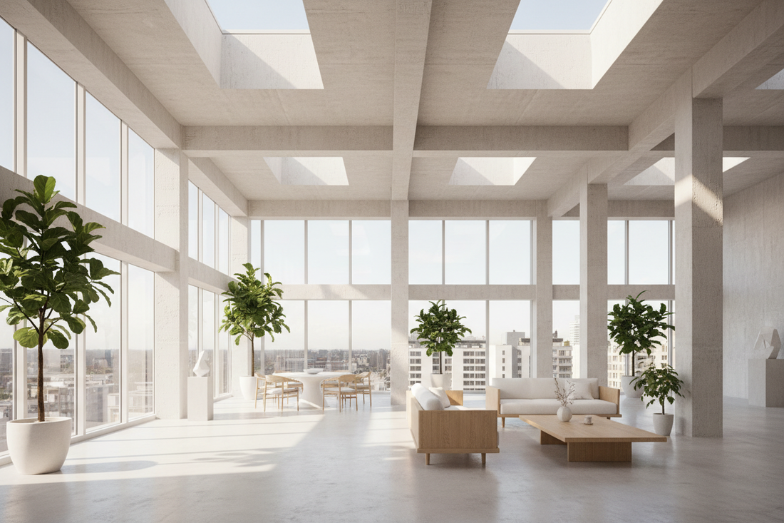 Brütalist İç Mekân Tasarımı