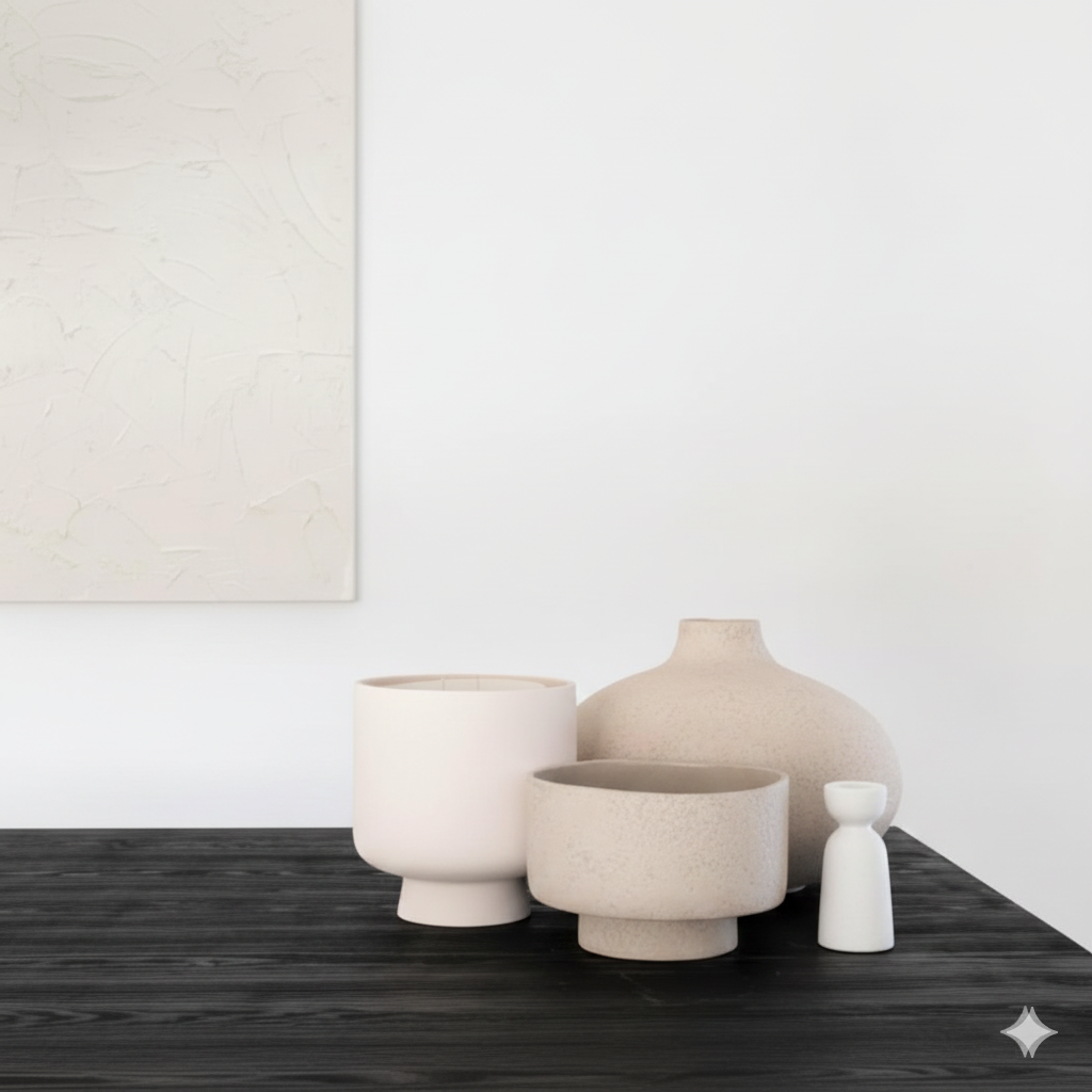 Şamdan (beton/metal)