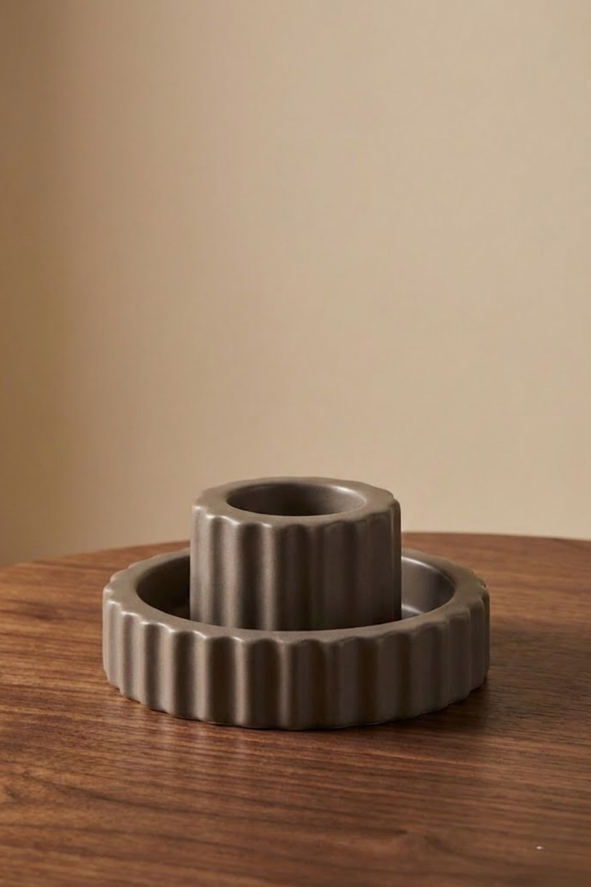 Ritma / Çizgili Dekoratif Şamdan