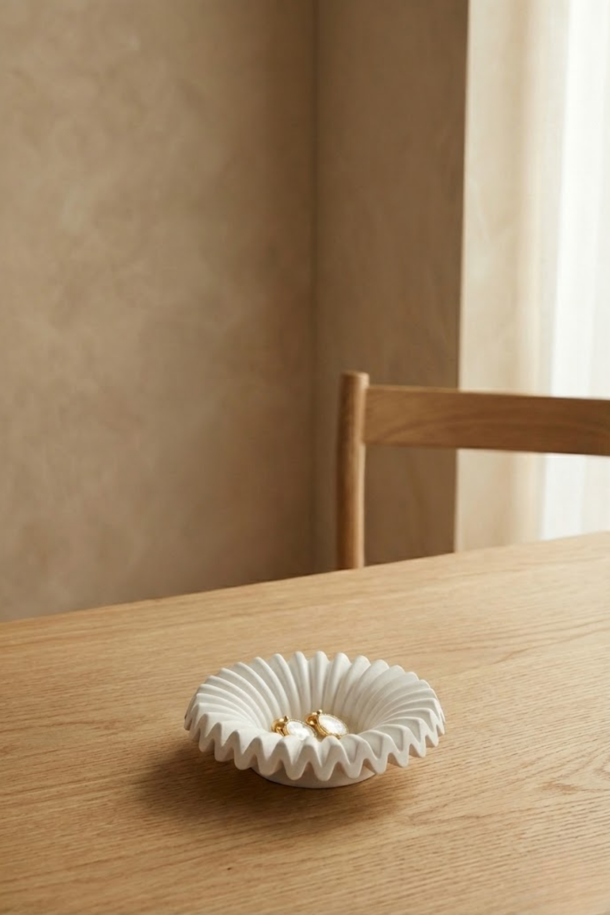 Unda / Kıvrımlı Dekoratif Tabak