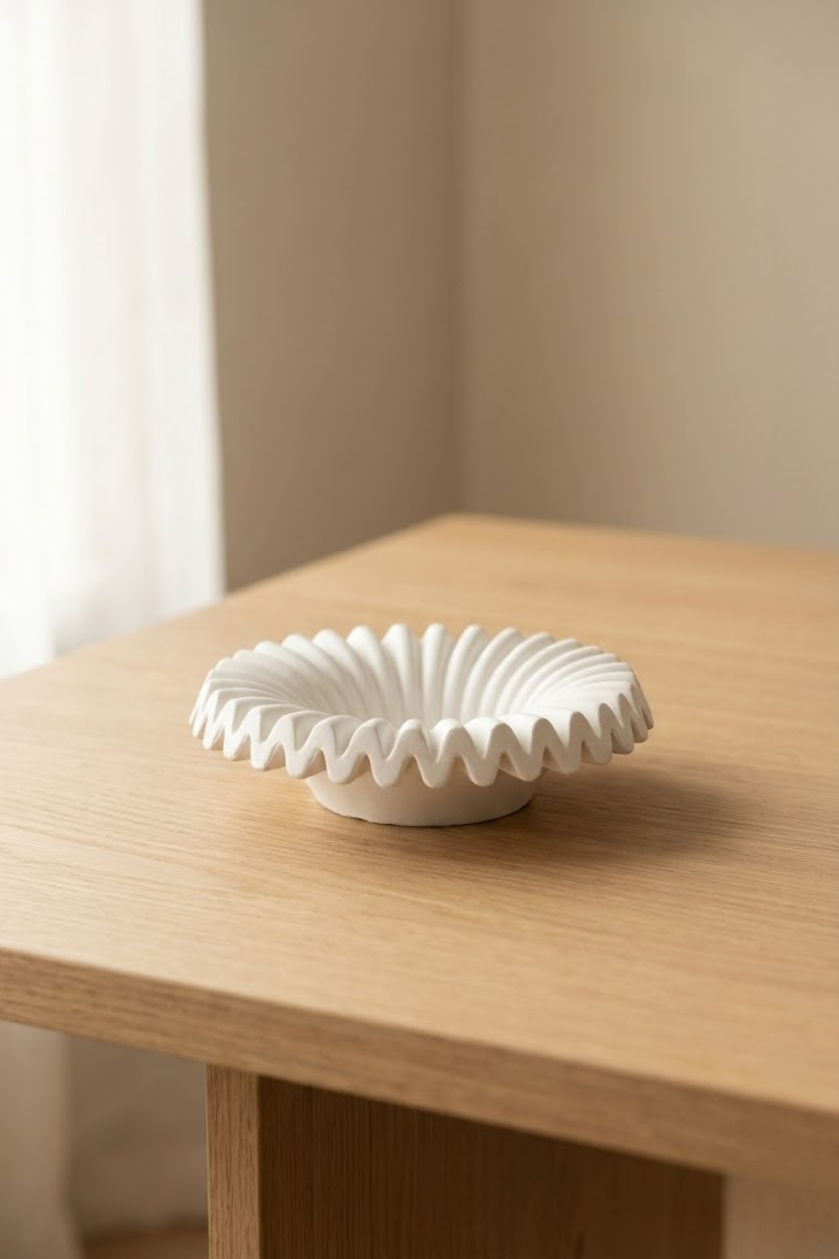 Unda / Kıvrımlı Dekoratif Tabak