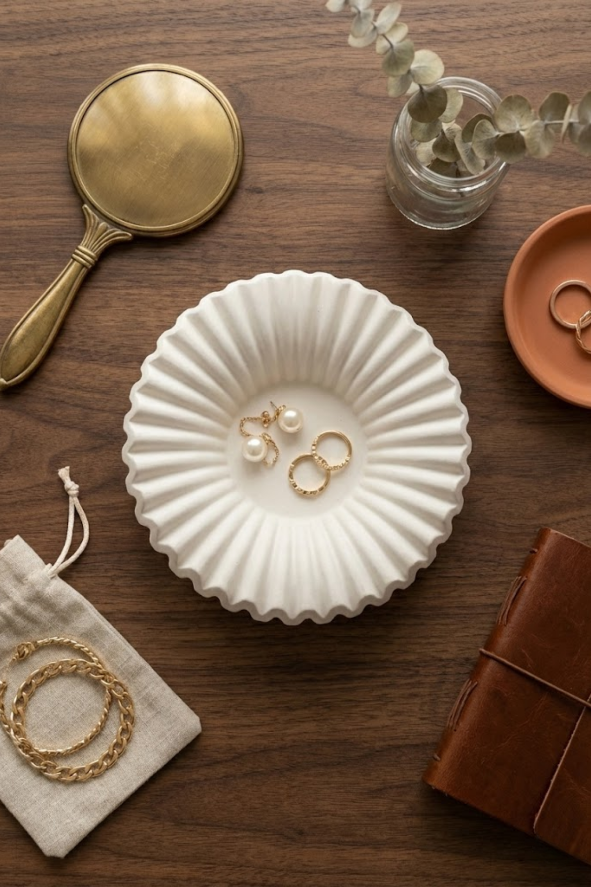 Unda / Kıvrımlı Dekoratif Tabak