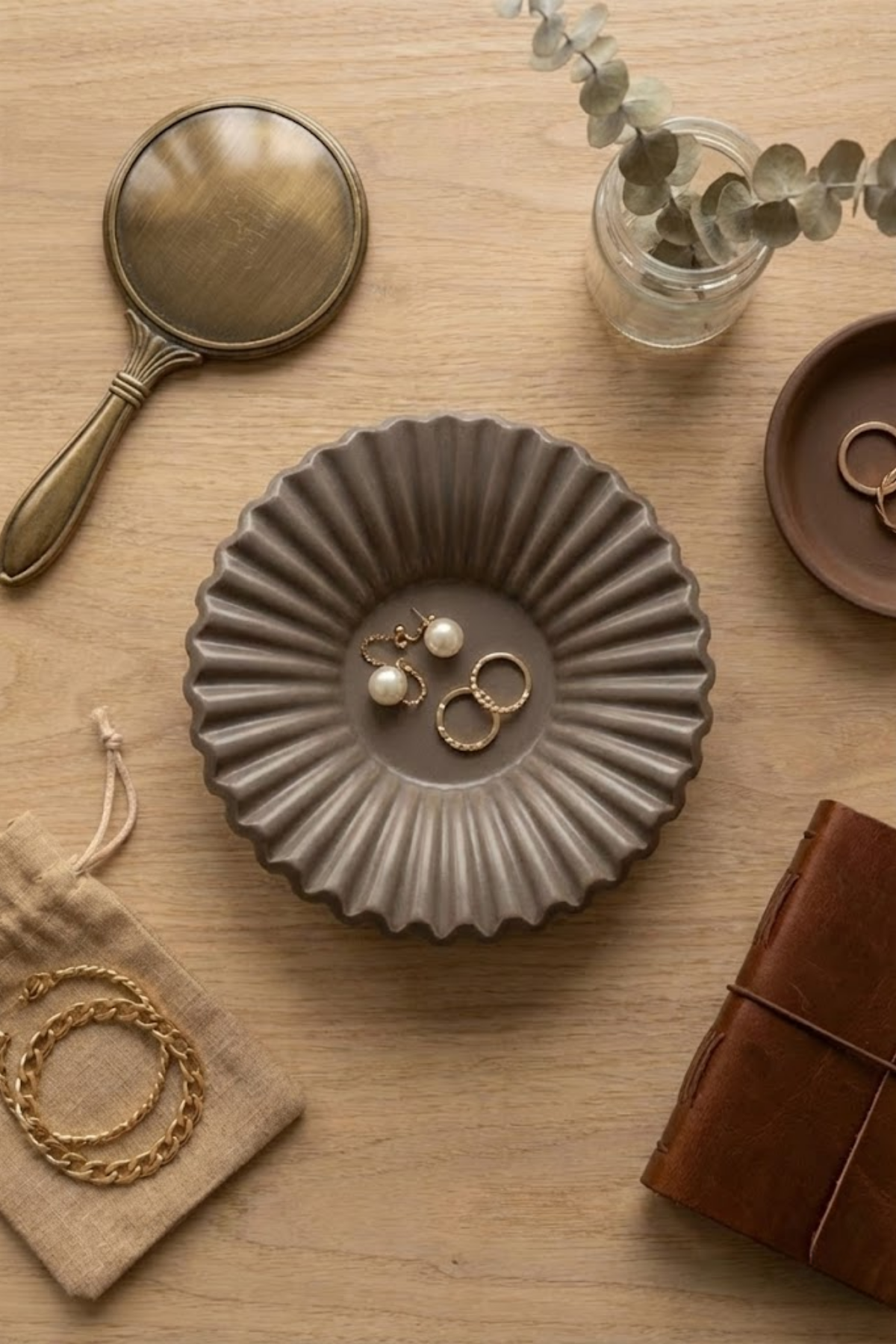 Unda / Kıvrımlı Dekoratif Tabak