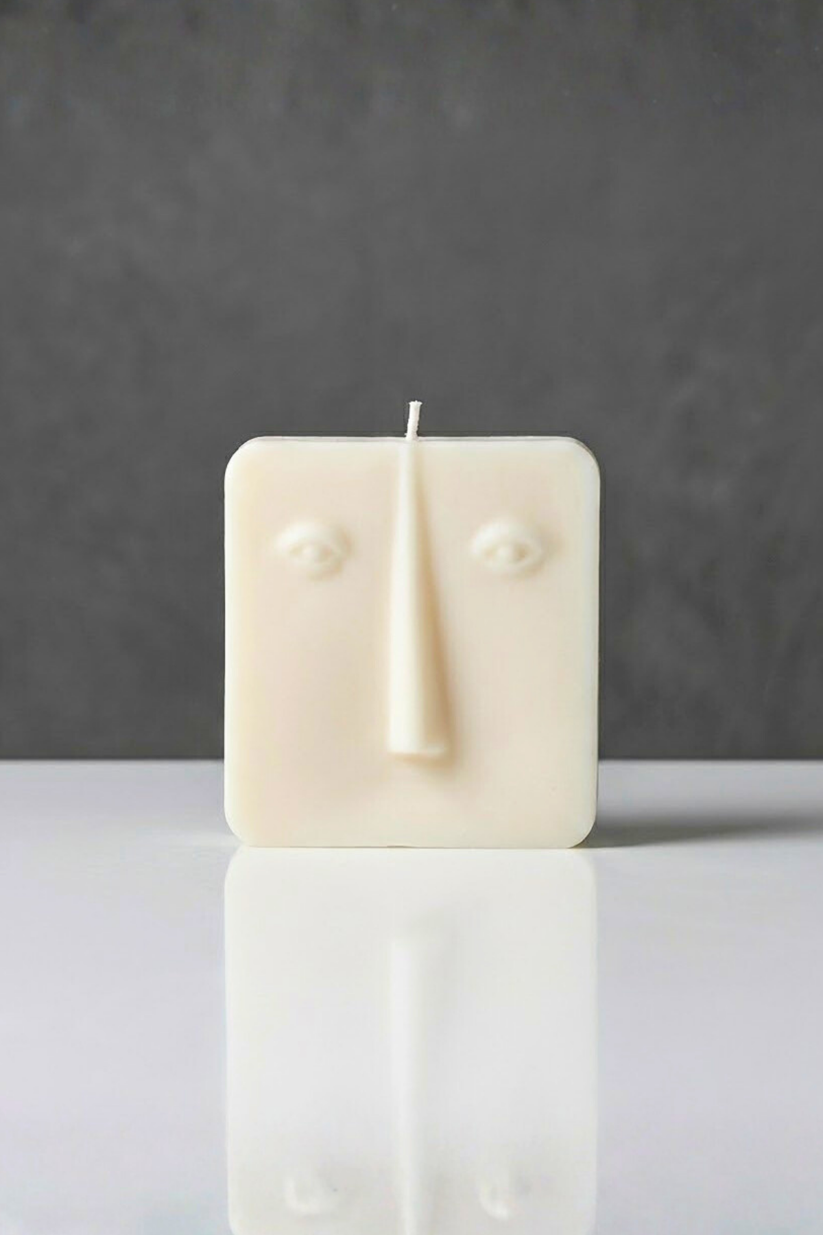 Kare Picasso Yüz / Dekoratif Mum