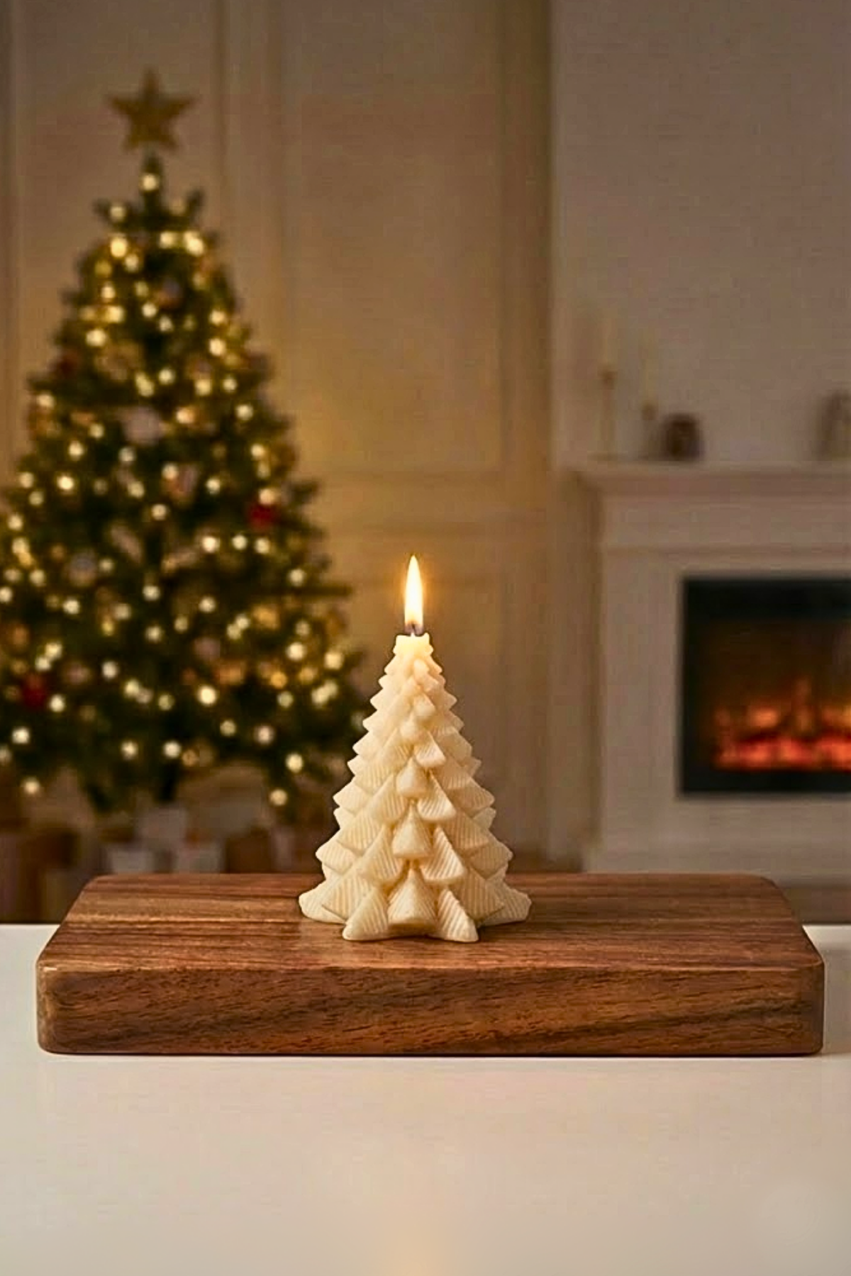 Christmas Yılbaşı Mumu 3'lü Set