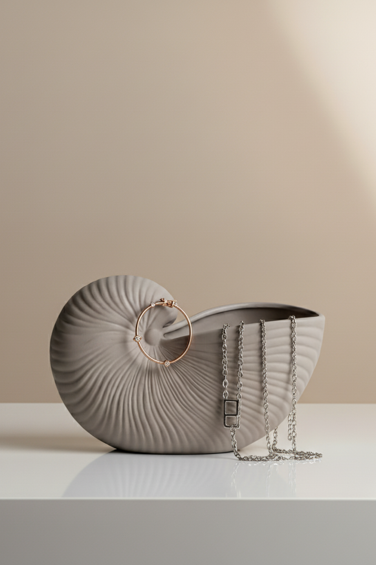 Conch shell / Deniz Kabuğu Dekoratif Tabak