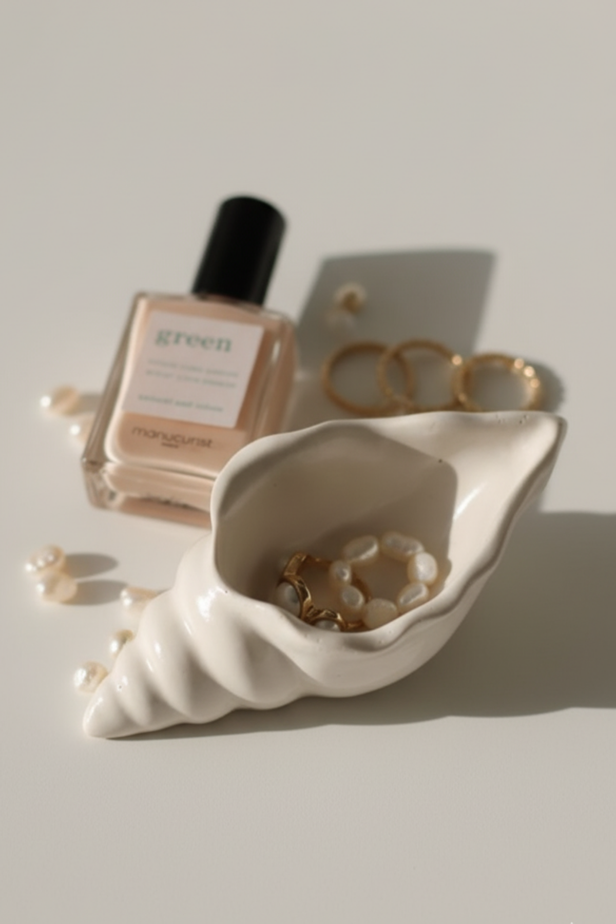 Coralia Sea Shell Tray / Deniz Kabuğu Dekoratif Tabak