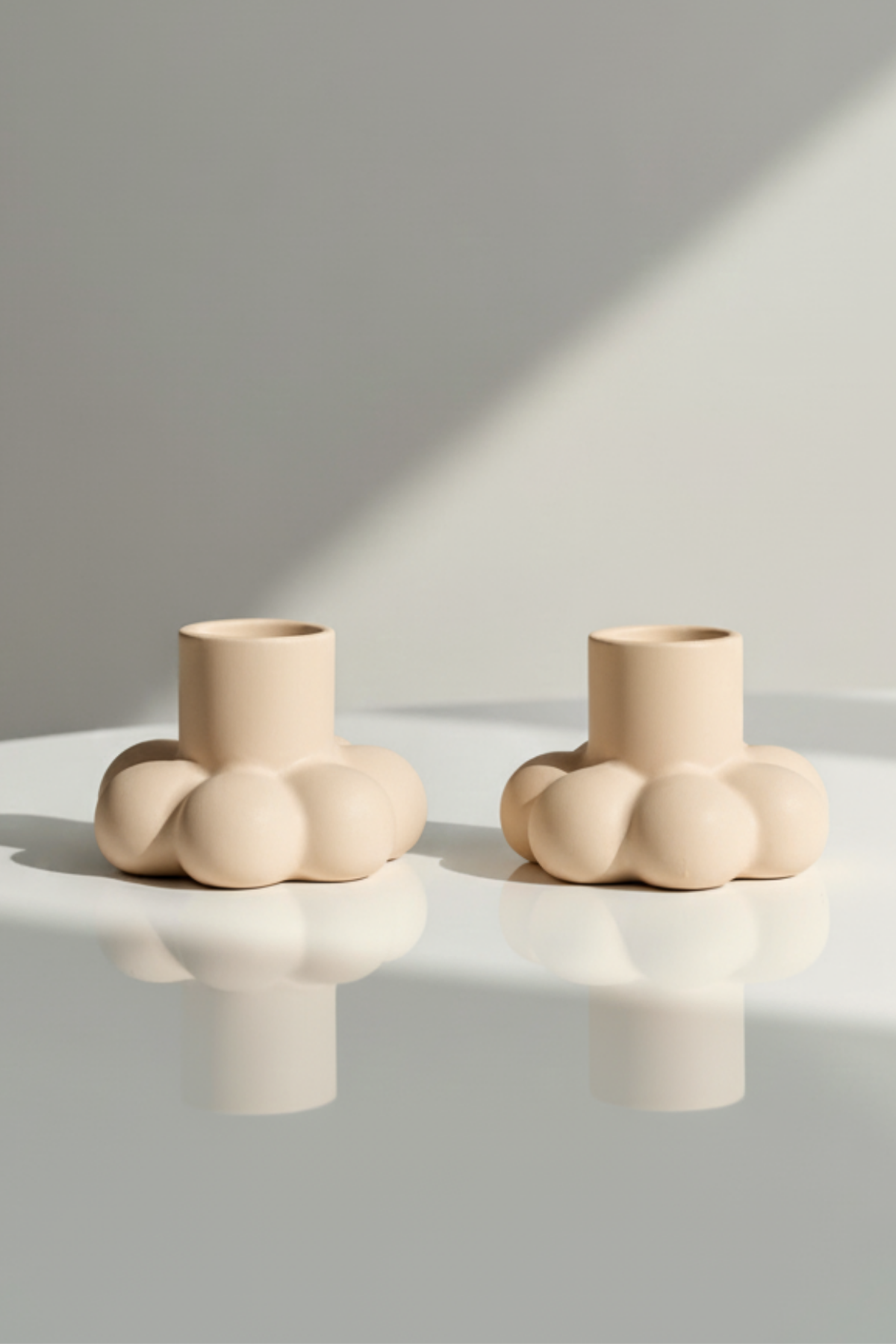 Daisy / Dekoratif Şamdan 2'li Set