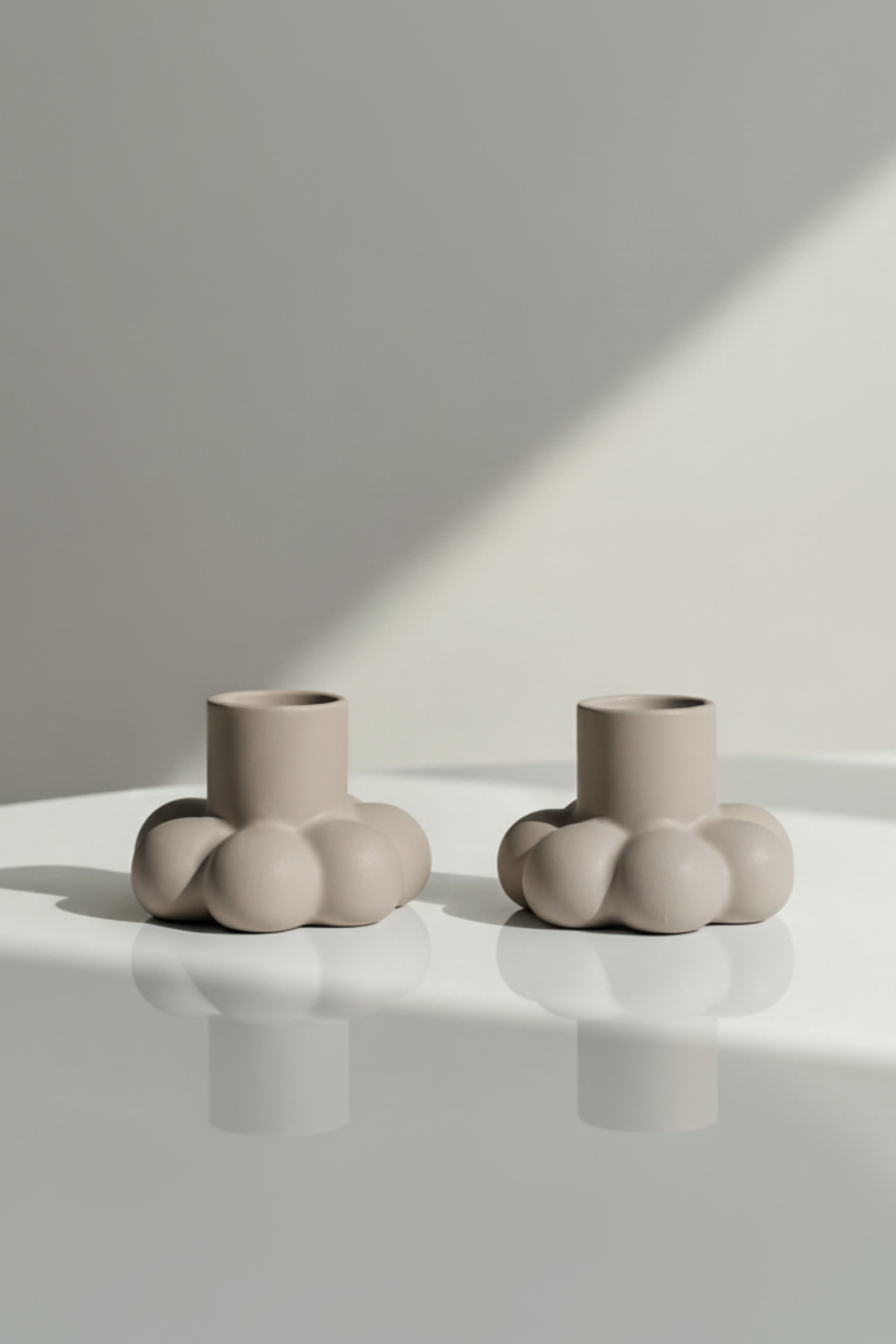 Daisy / Dekoratif Şamdan 2'li Set