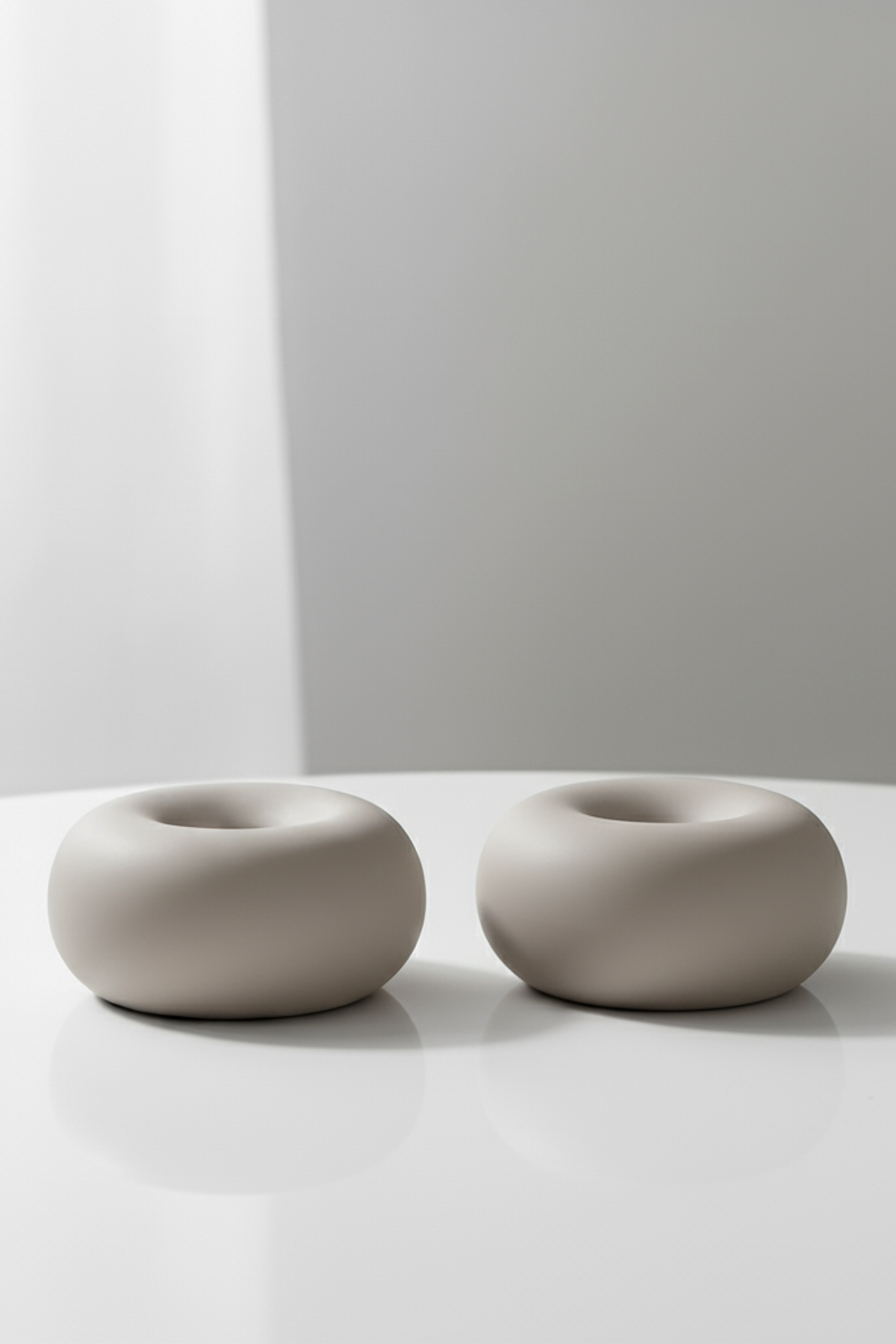 Donat / Dekoratif Şamdan 2'li Set