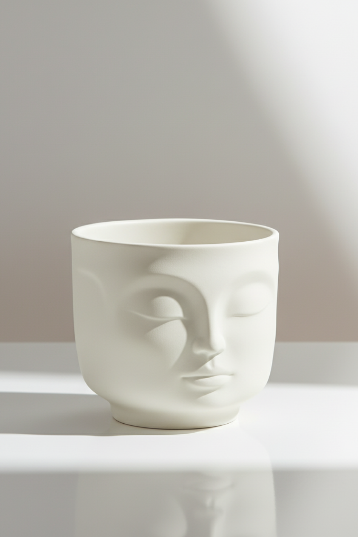 Faces Bowl / Yüzler Dekoratif Kase, Saksı, Mumluk