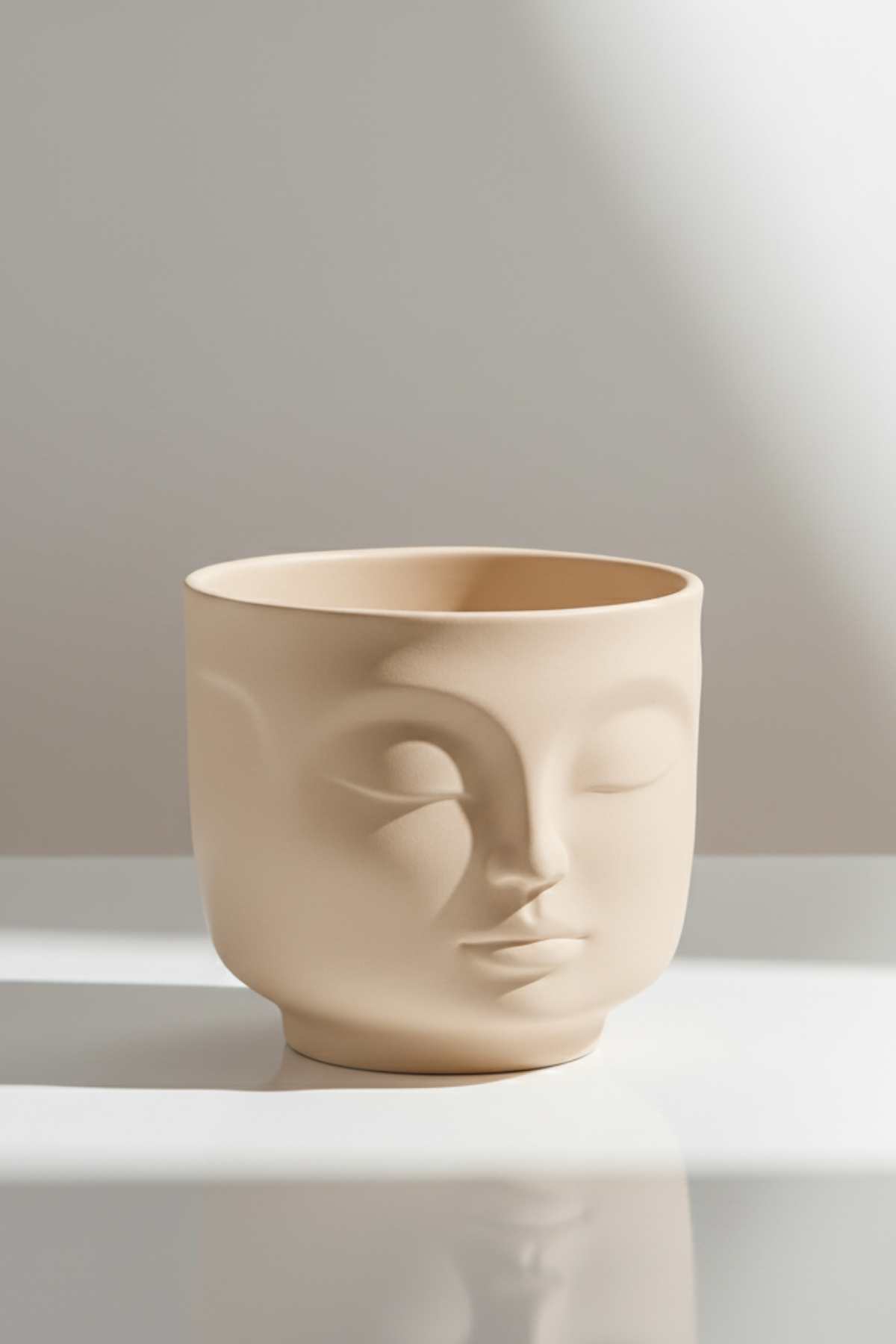 Faces Bowl / Yüzler Dekoratif Kase, Saksı, Mumluk