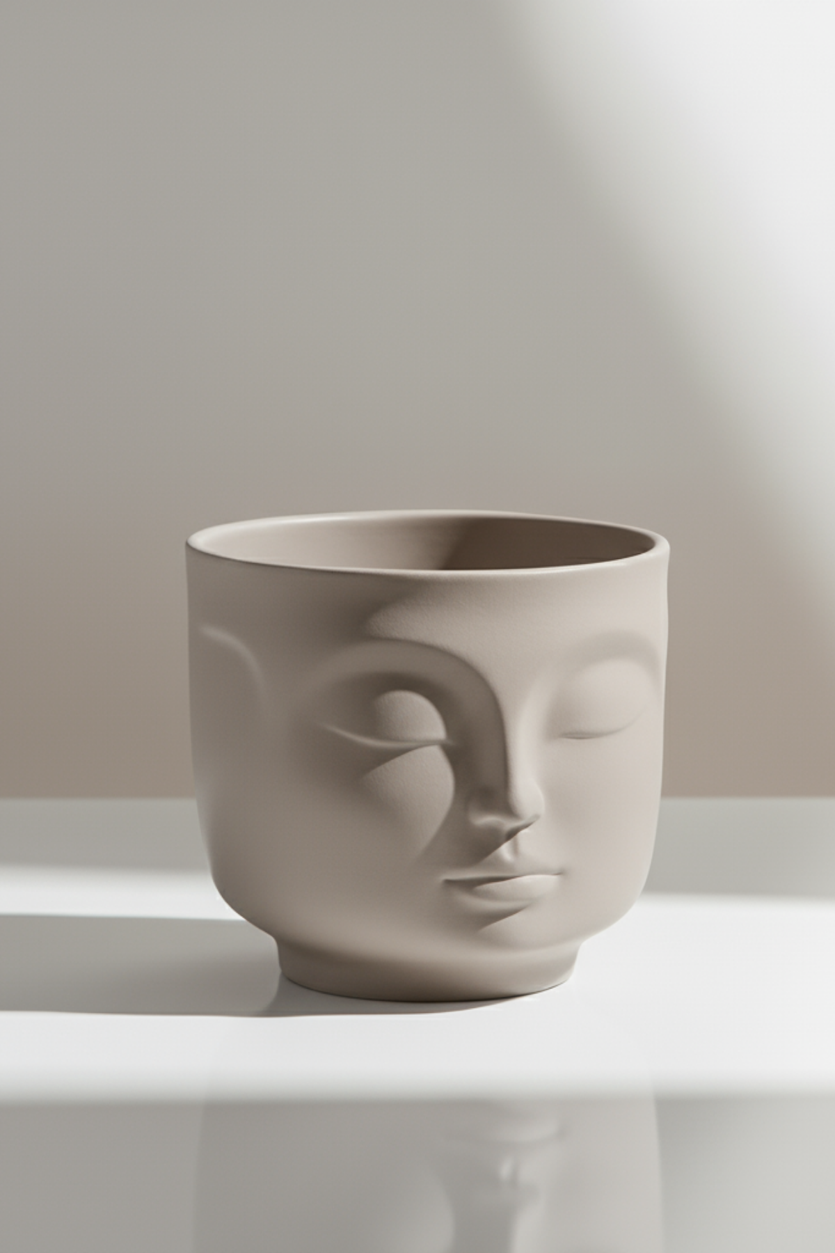 Faces Bowl / Yüzler Dekoratif Kase, Saksı, Mumluk