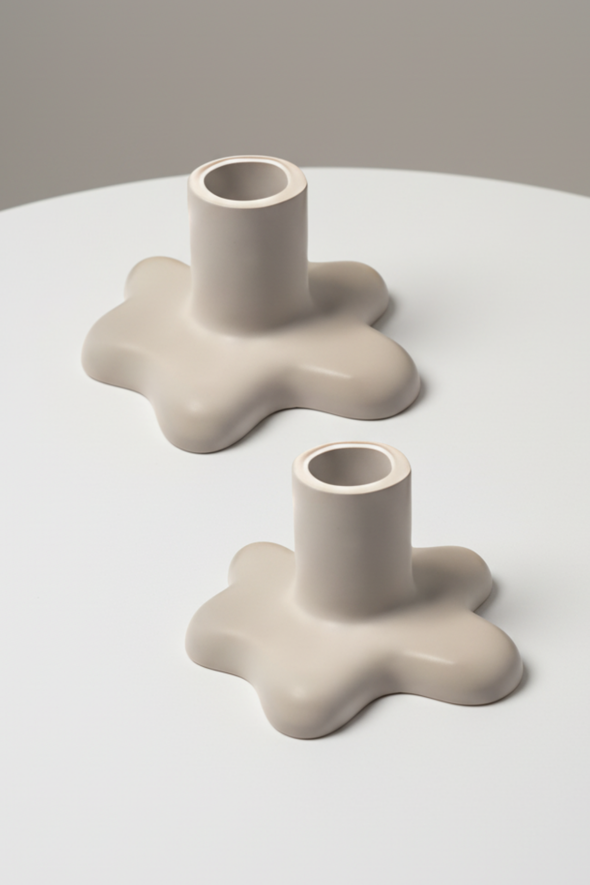 Mini Drool / Dekoratif Şamdan 2'li Set