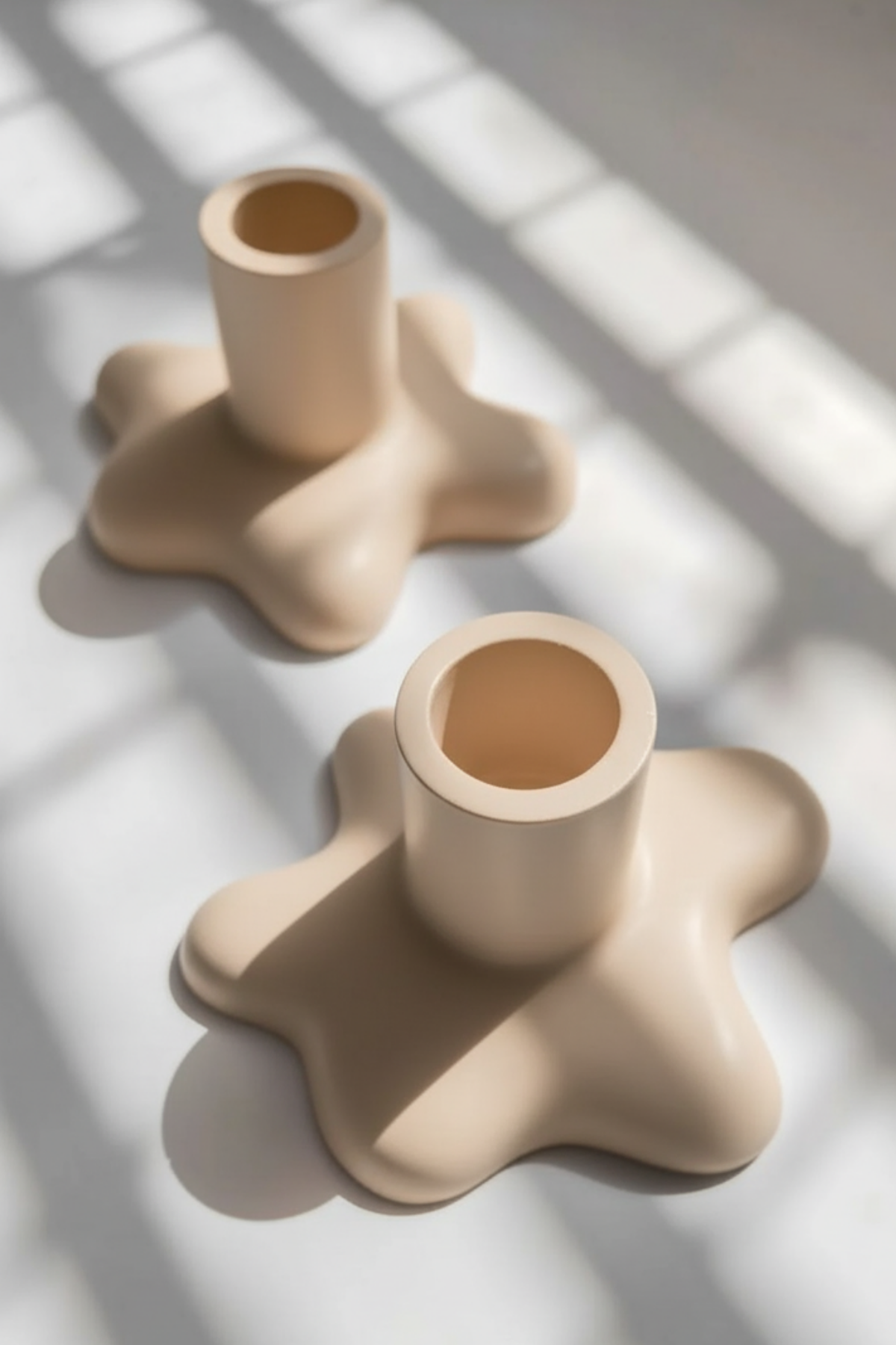 Mini Drool / Dekoratif Şamdan 2'li Set