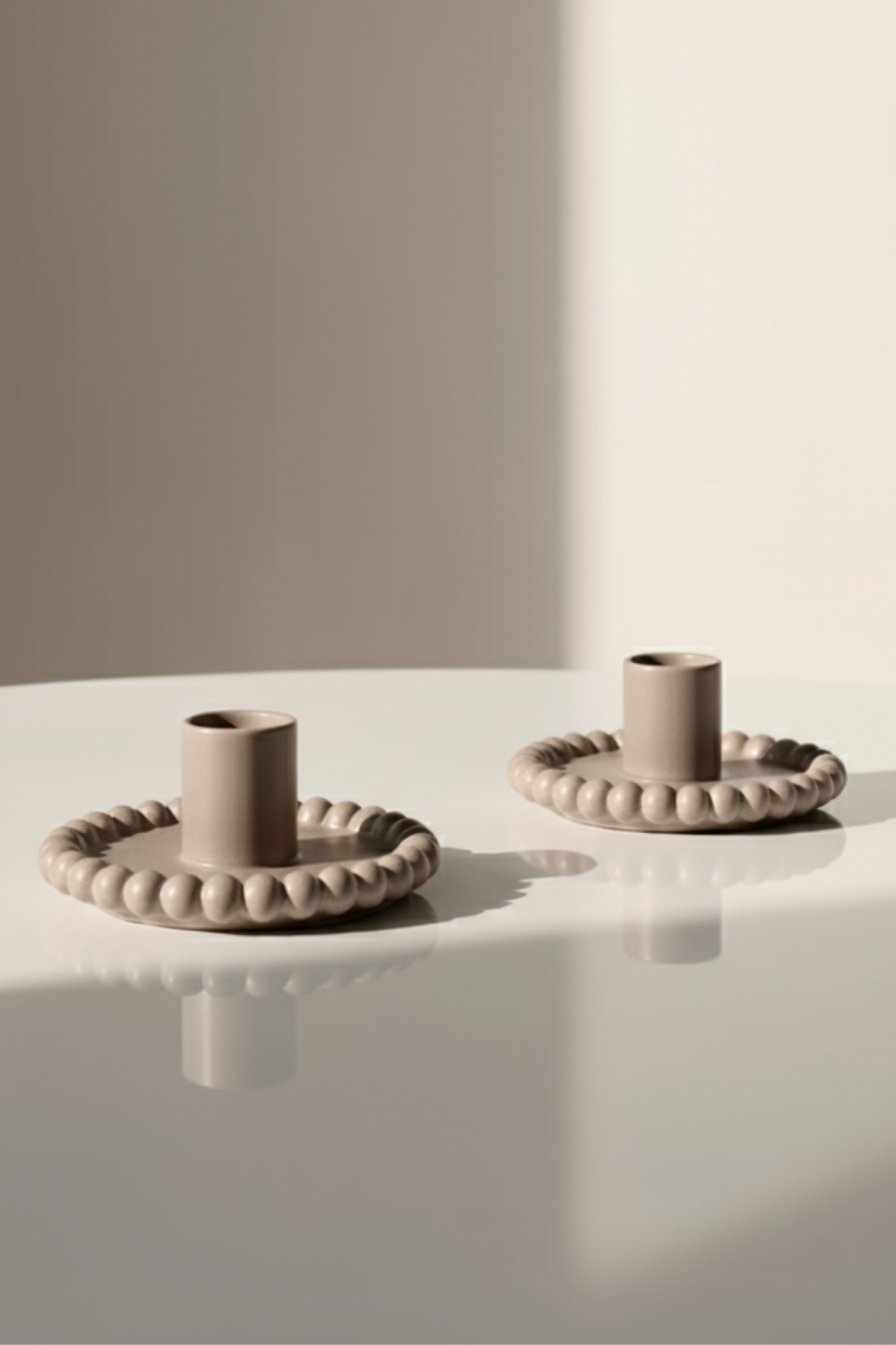 Pearl / Dekoratif Şamdan 2'li Set